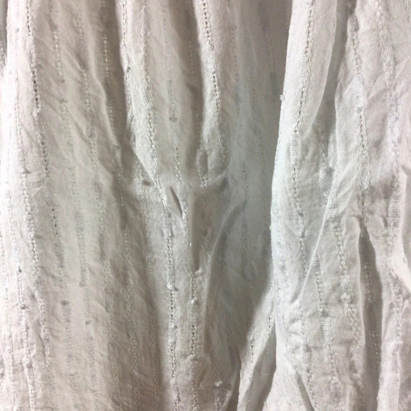 Anthropologie White Off Shoulder Removable Strap Cotton Top -Size Medium - Picture 9 of 12